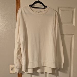 Cream Long Sleeve Sweatshirt